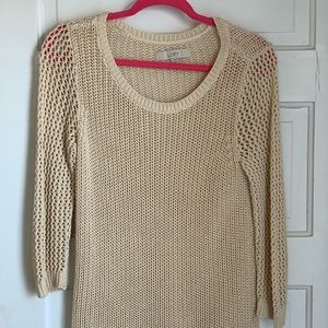 Cream sweater